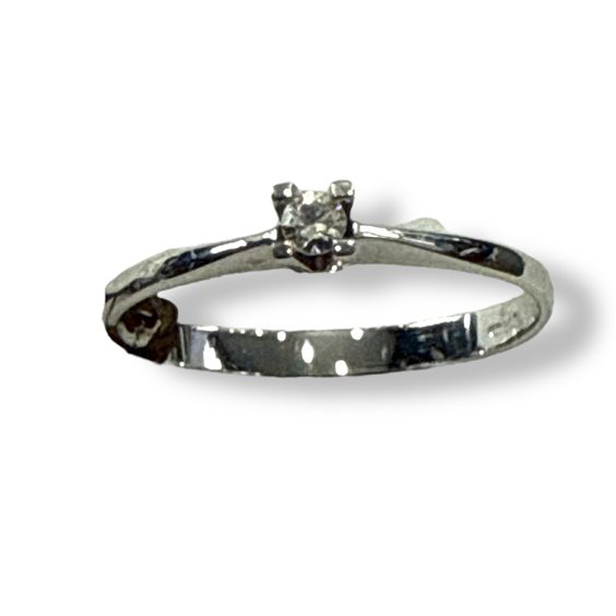 Ring Gianni Pace Woman in White Gold Diamante 0.05 Ct GPGSL2 - GPGSL2